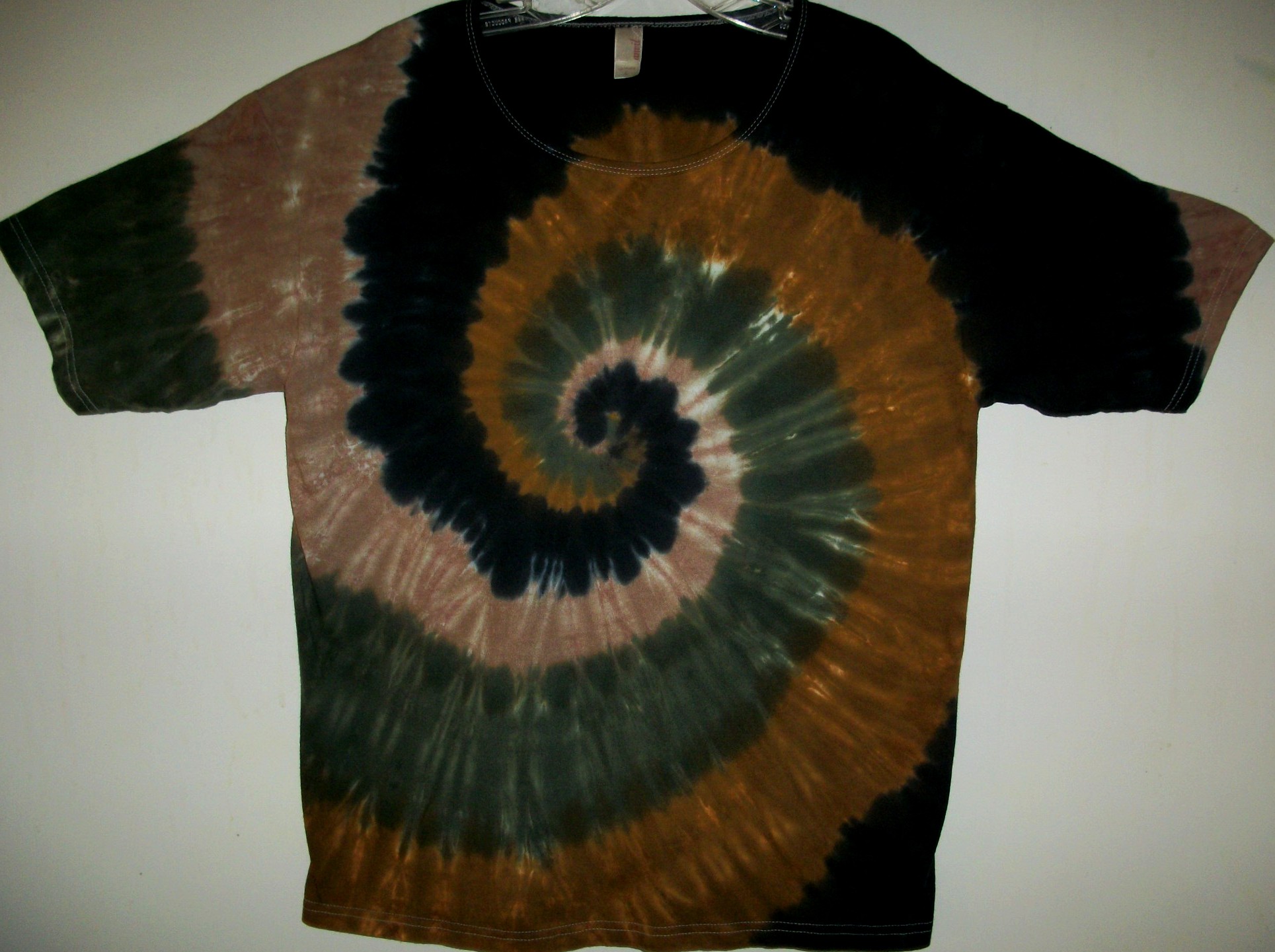 Camo Spiral Tie-dyed Tee