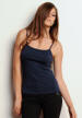 Bella baby rib spaghetti strap tank top.