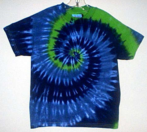 Hawk Spiral Tie-dyed Tees