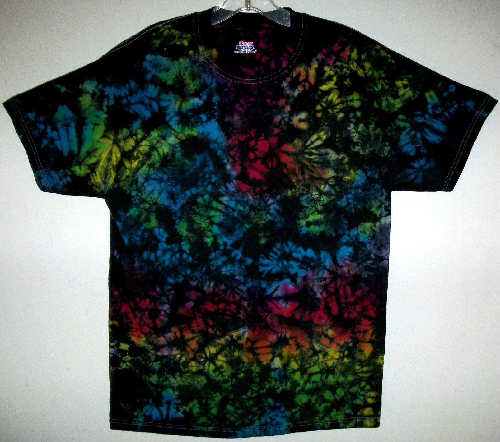  Quasar Fractal Tie-dyed Tees